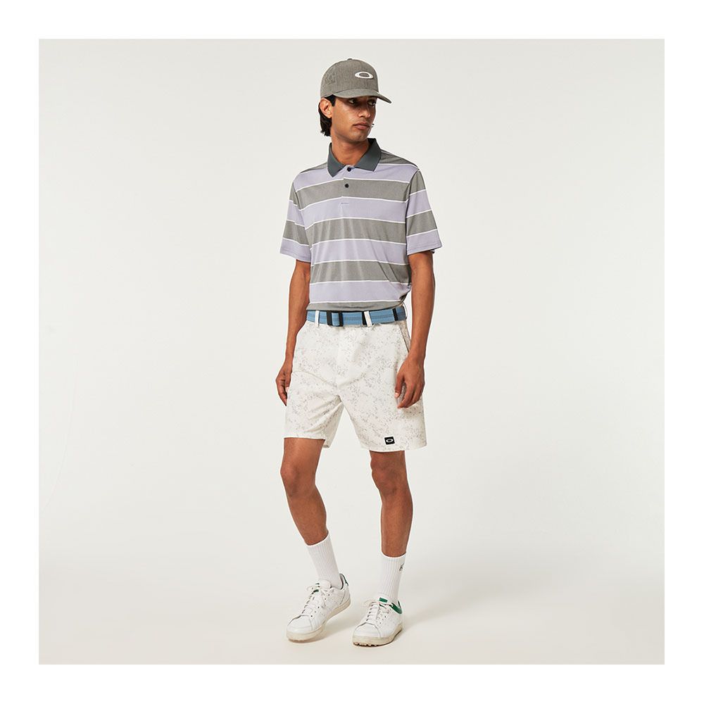 Oakley COMFORT STRIPE - Polo Homme new lilac