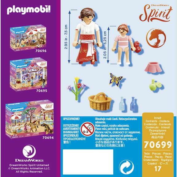 Lucky enfant avec Milagro Playmobil Dreamworks Spirit 70699