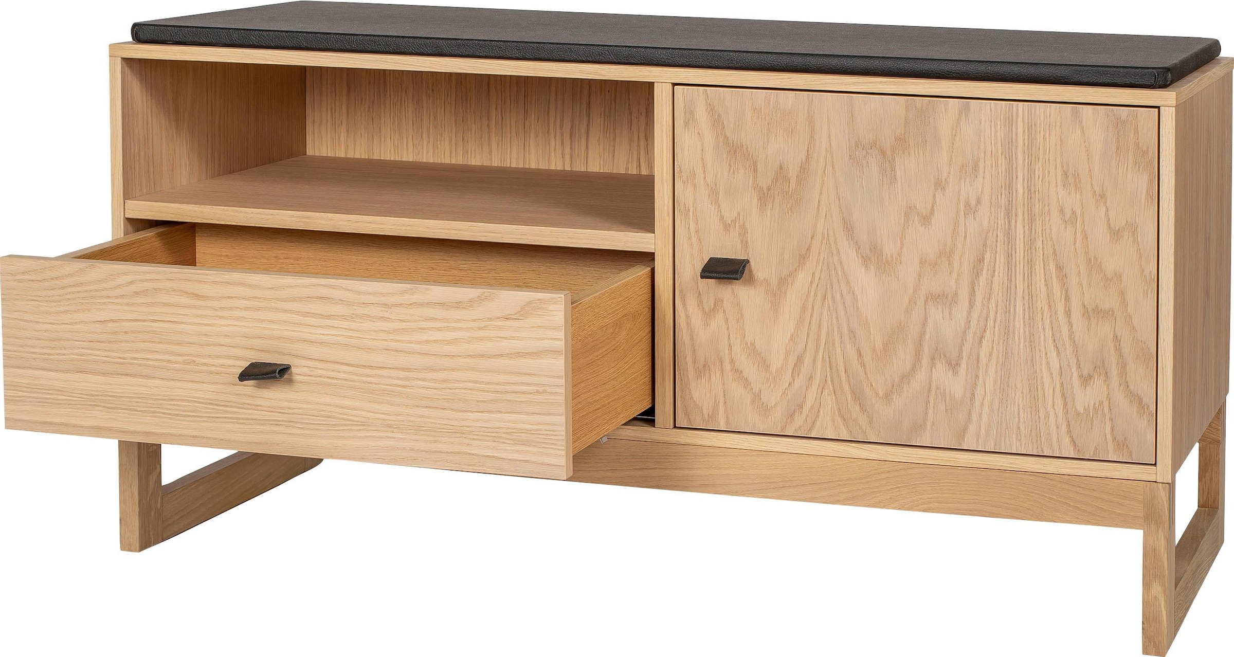 Woodman Schuhbank »Slussen« im skandinavian Design, Holzfurnier aus Eiche, FSC®-zertifiziert