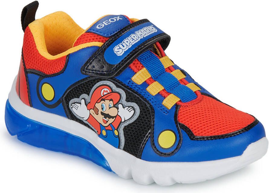 GEOX CIBERDRON TIENERS Sneakers KONINGSBLAUW ROOD