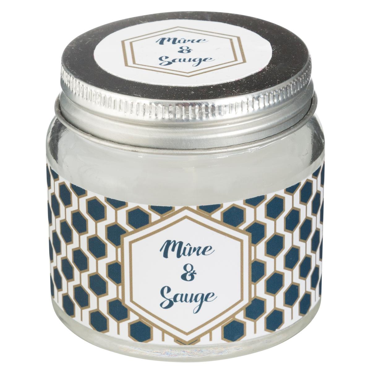 BOUGIE PARFUMEE MONI POT VERRE MURE ET SAUGE 65G
