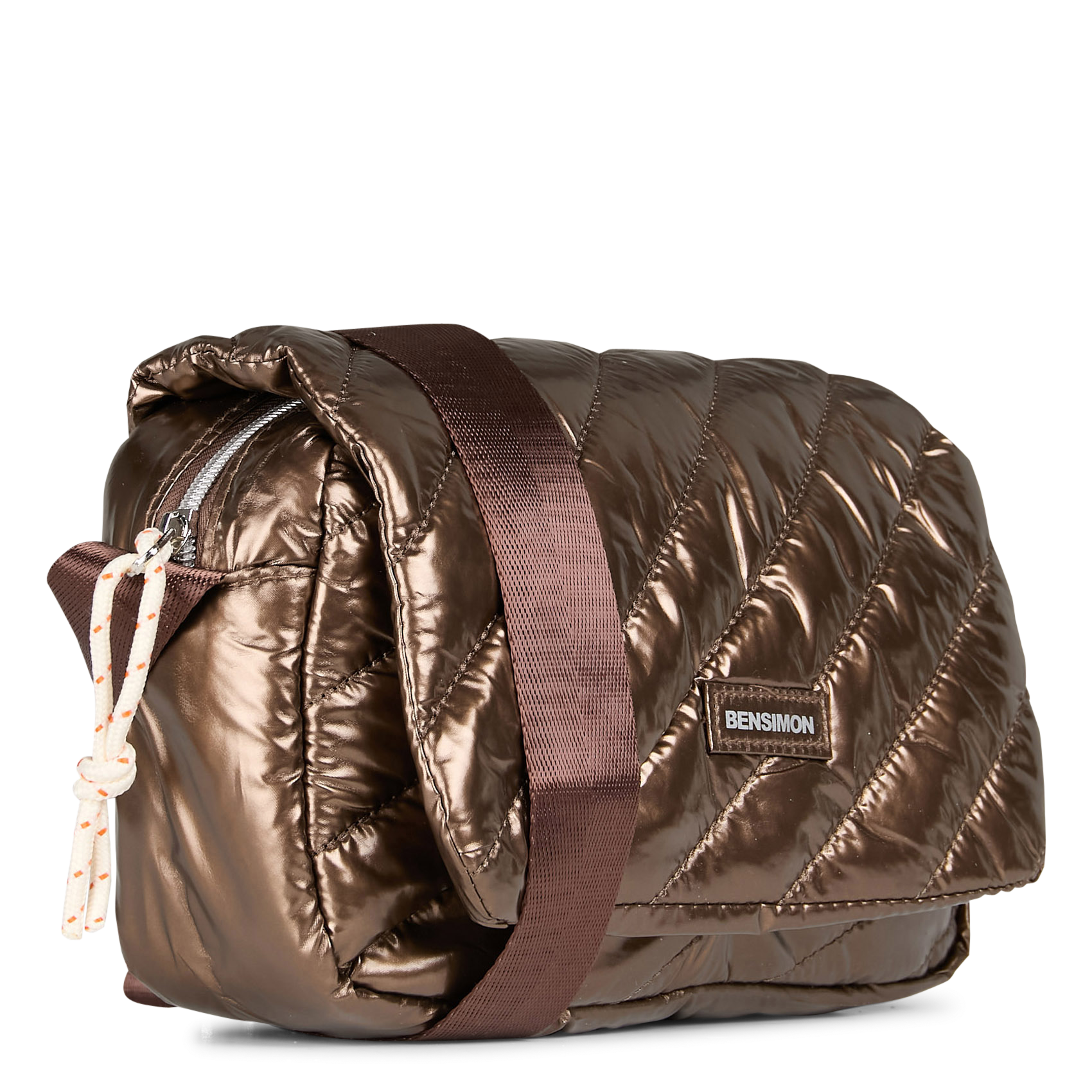 MADISON - Sac bandoulière matelassé | Marron
