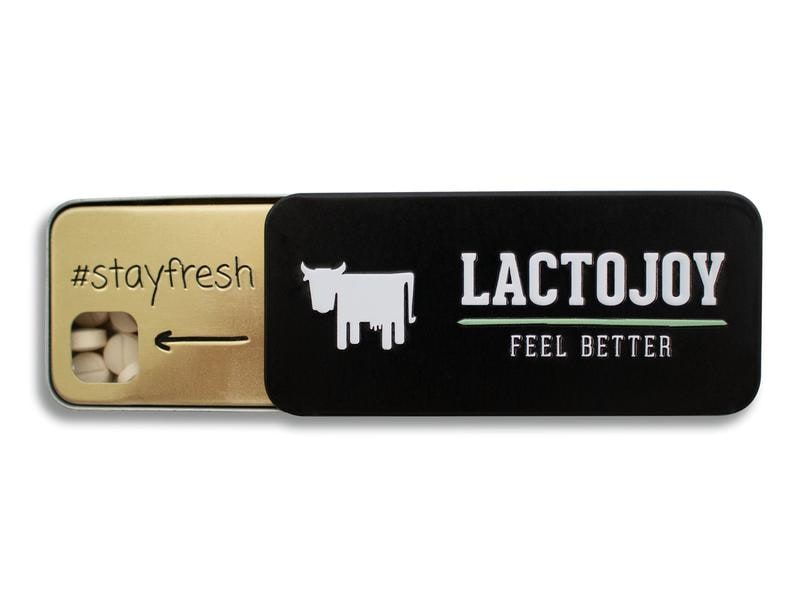 Lactojoy Laktase-Tabletten 14.500 FCC 45 Stück Vegane Tabletten bei Lactose-Intoleranz, Enzym zur Unterstützung der Verdauung