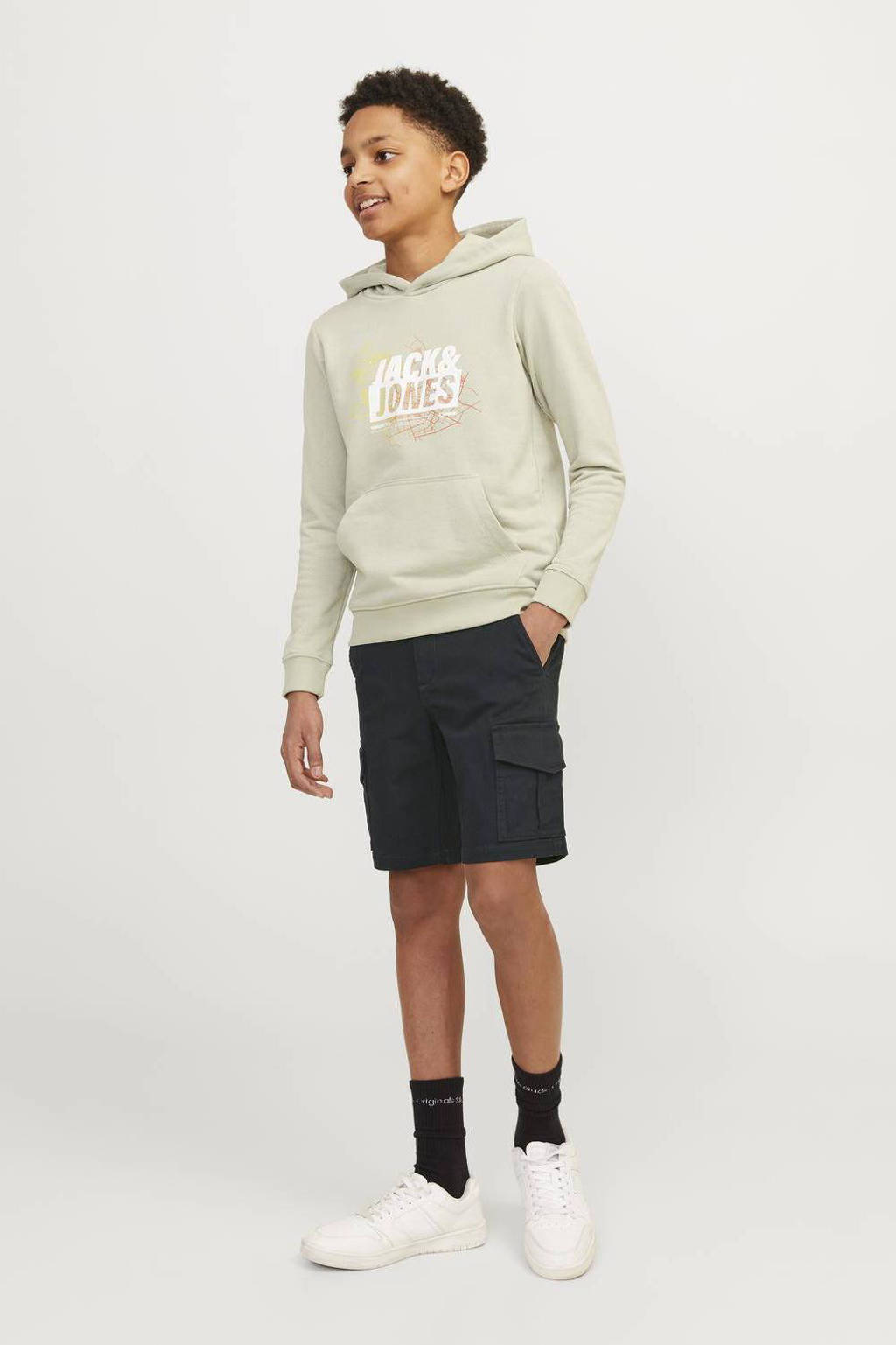 JACK & JONES cargo short JPSTJOE JJCARGO zwart