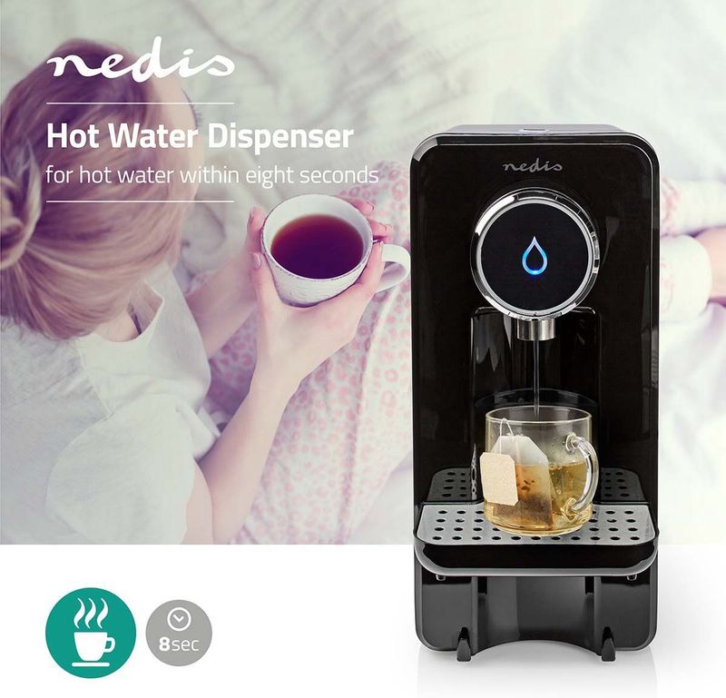 Nedis - Heetwaterdispenser - Zwart - 2600 W - 2.5 l