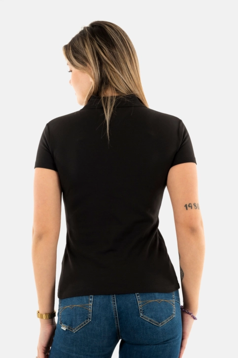 Polos tommy jeans slim essential bds black