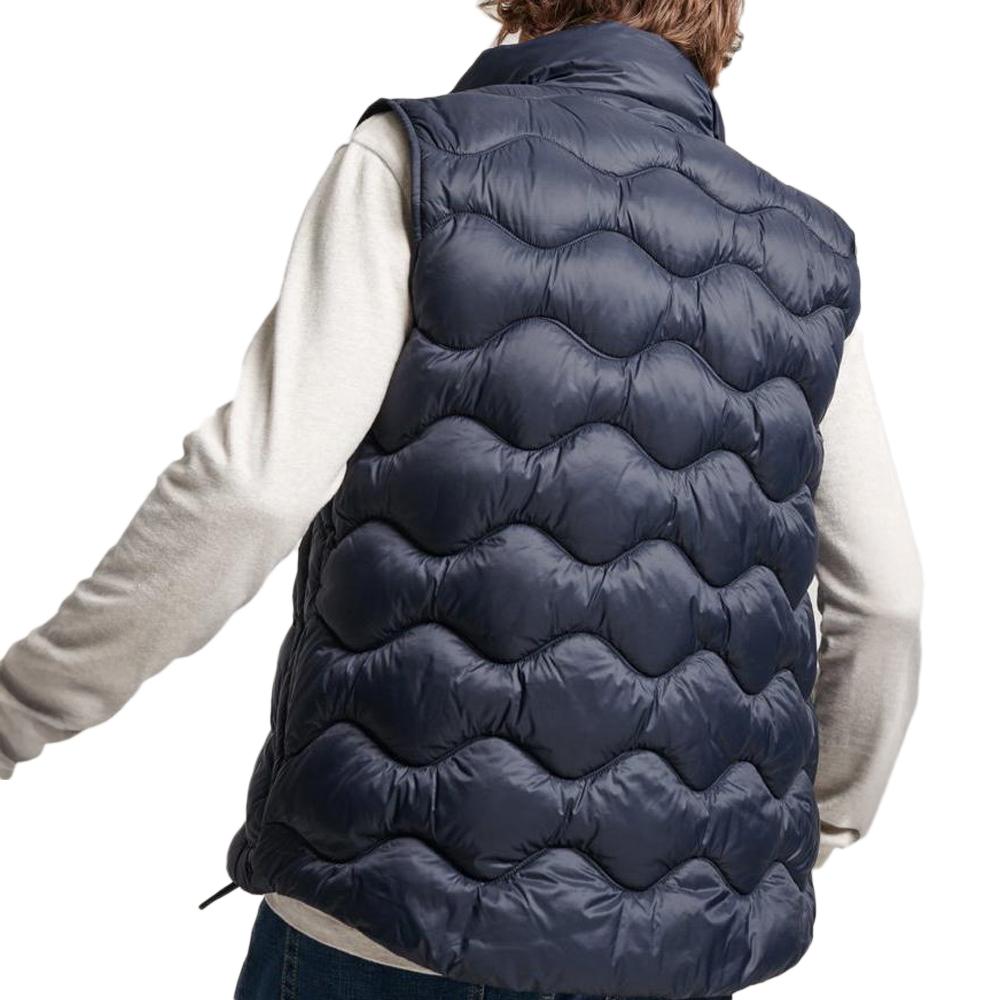 Superdry Doudoune sans manche Marine Homme Superdry Studios