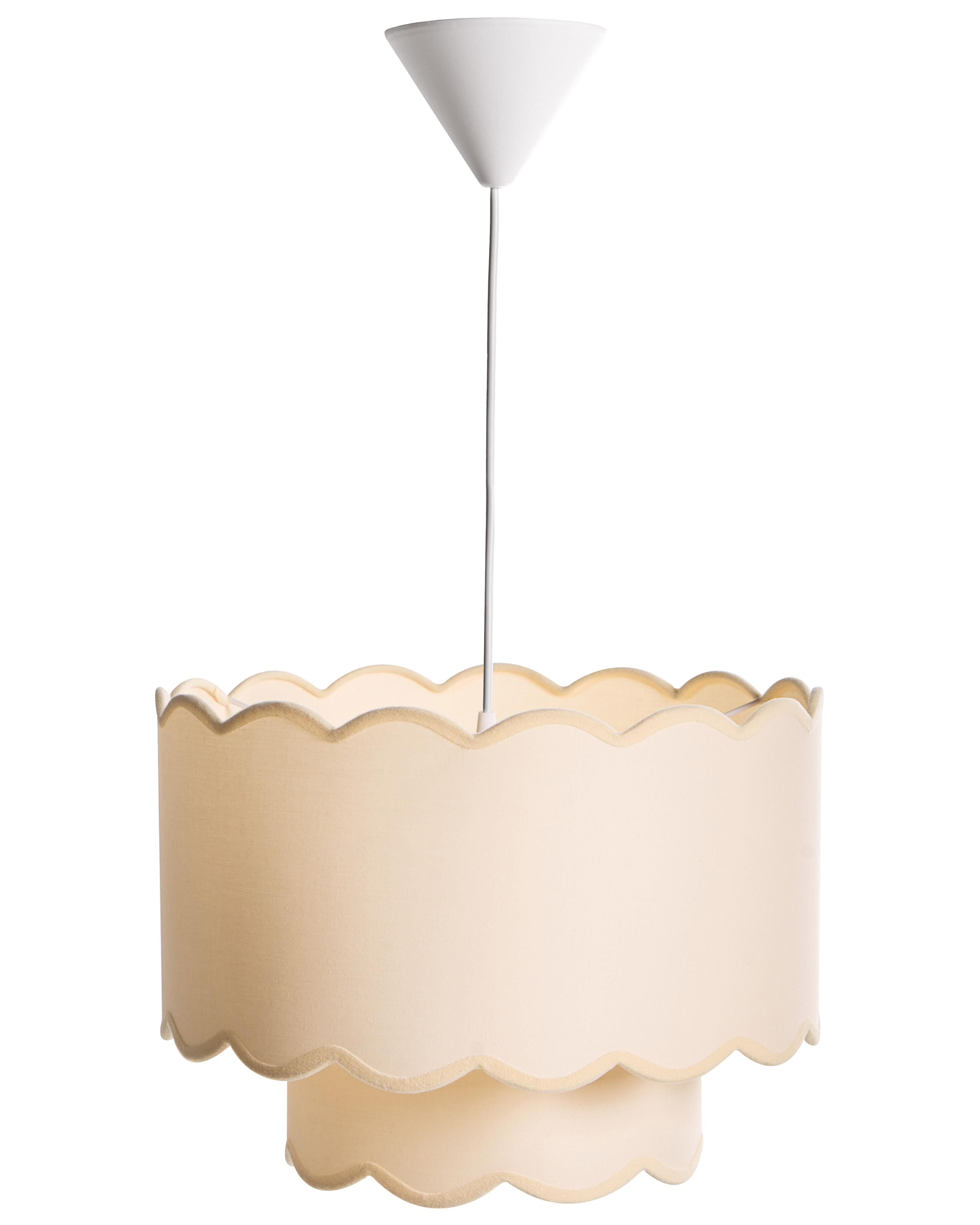 Hanglamp MECUMBURA Metaal Wit/beige