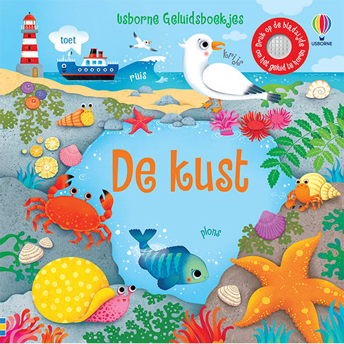 Uitgeverij usborne geluidenboek de kust