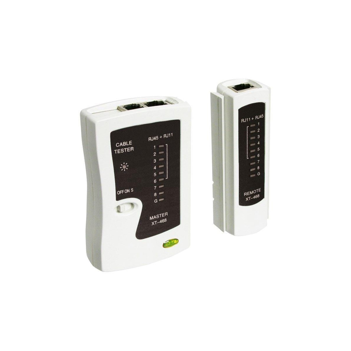 Goobay nettverkskabeltester 68856 svart/hvit