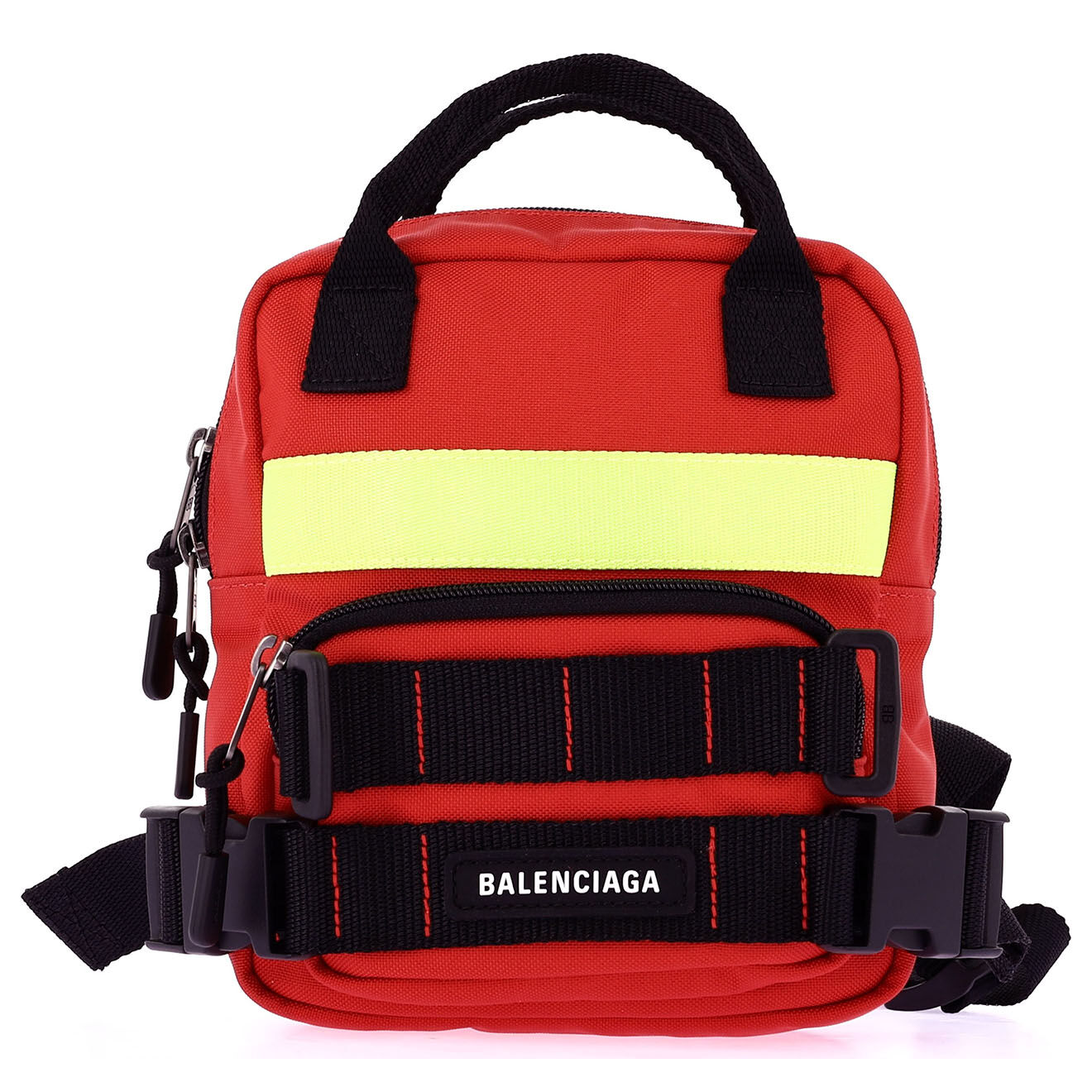 Balenciaga Sac à dos Fireman XS rouge - Neuf - Longueur 17 cm