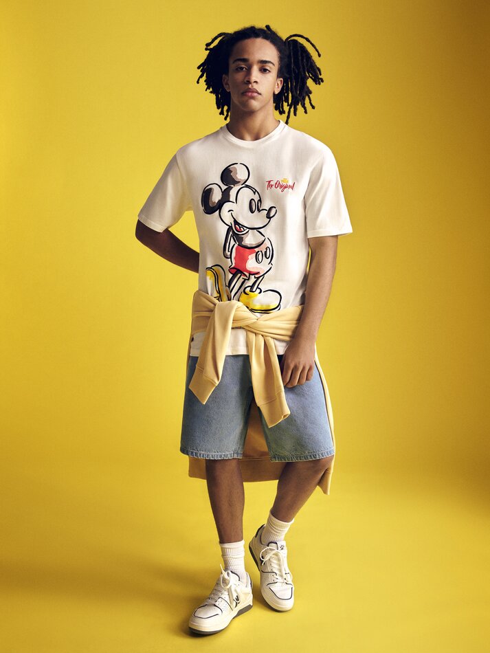 Camiseta Mickey Mouse ©DS maxiprint - Off White