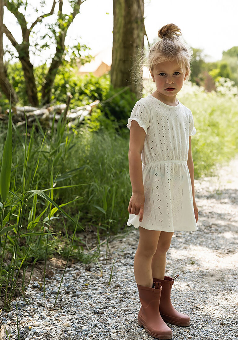 KOKO NOKO witte koko noko mini jurk t46910-37