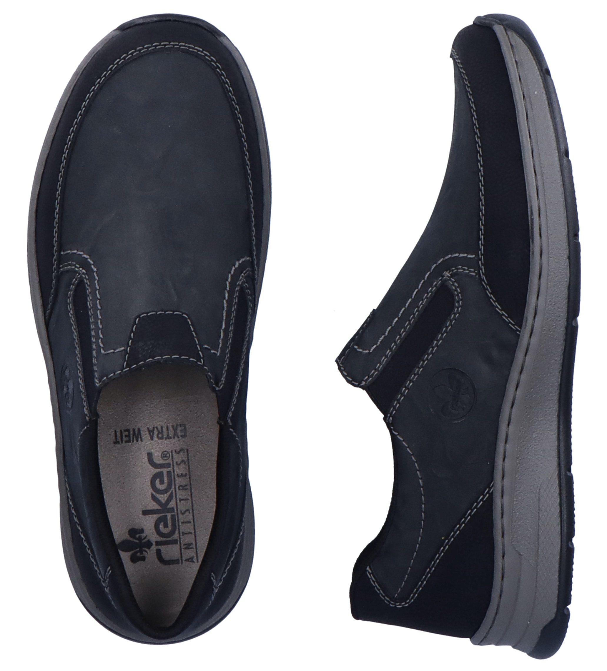 Rieker Slipper  , Schlupfschuh, Halbschuh mit Stretcheinsätze