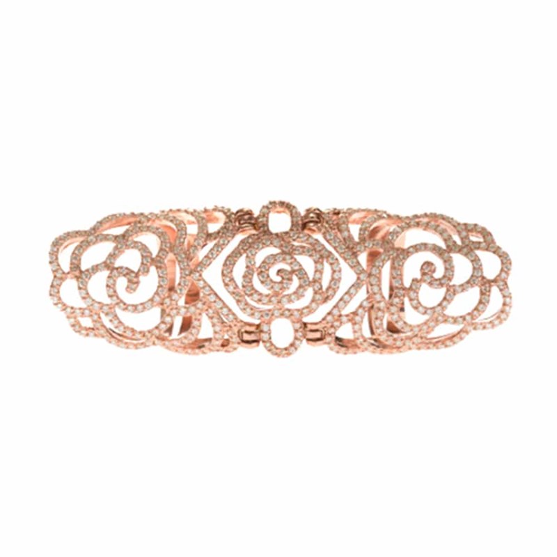 Bague Articulée Pétales Rose