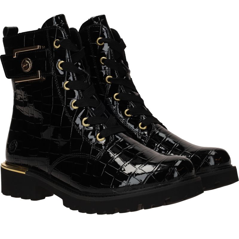 Remonte Veterboots Zwart Dames