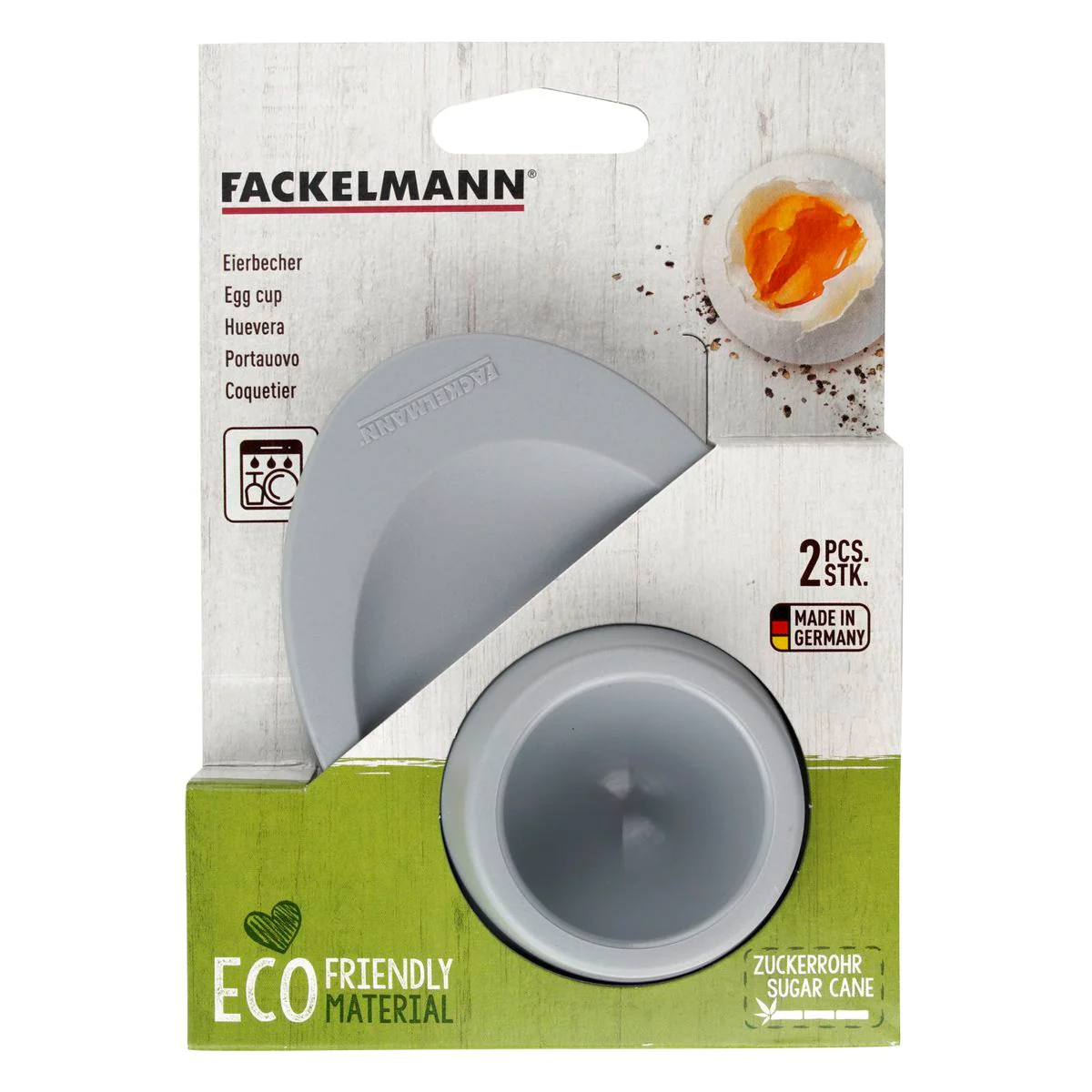 Lot de 2 coquetiers Eco Friendly Fackelmann