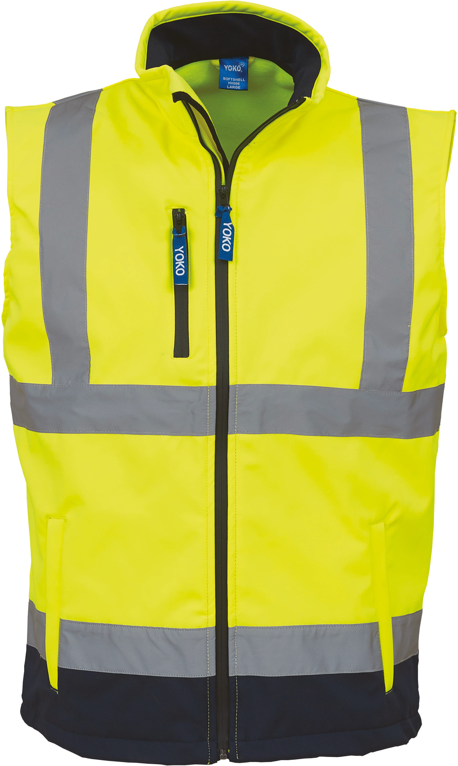 Yoko YHV006 - Bodywarmer softshell haute visibilité