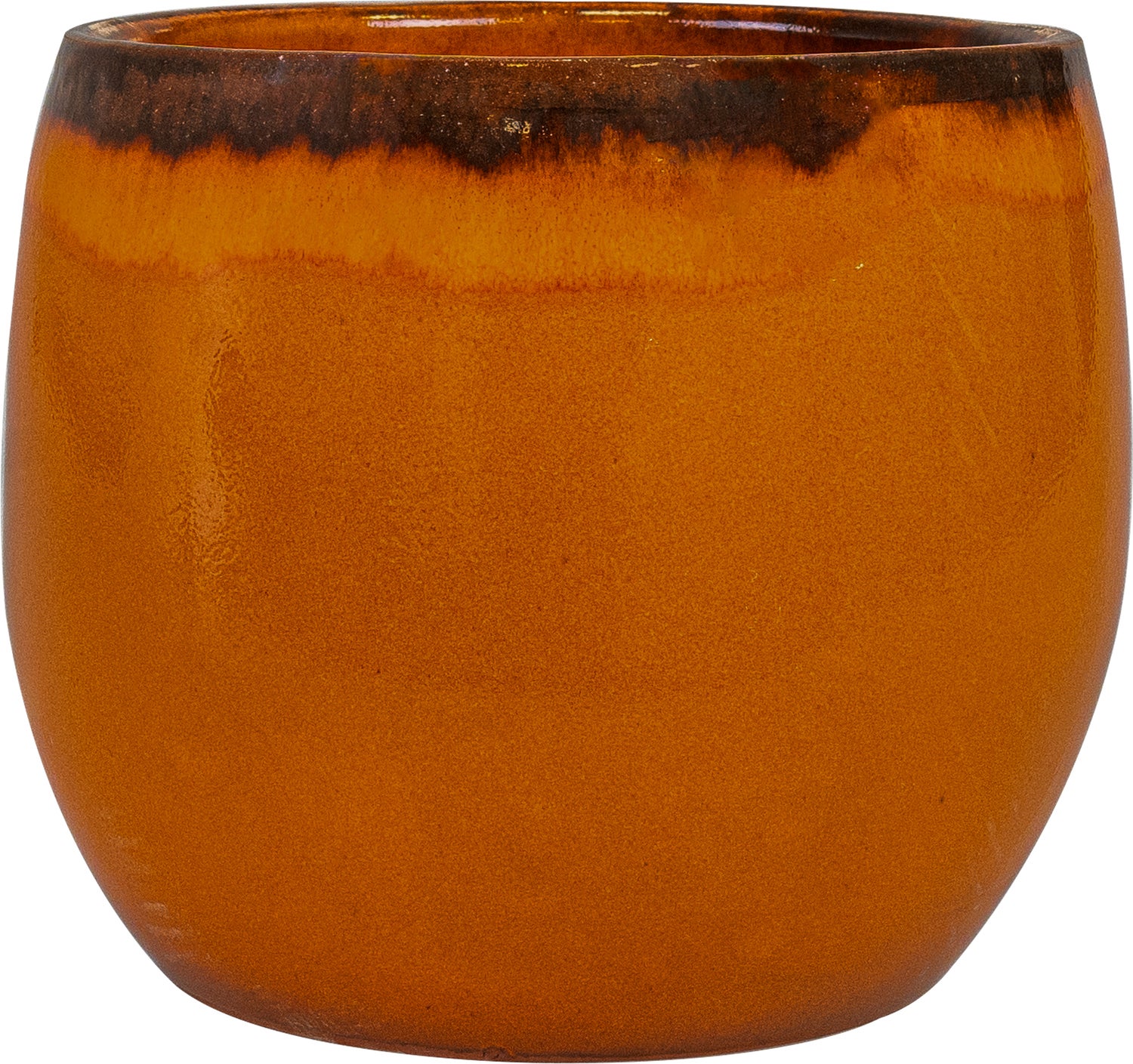 TS bloempot Charlotte oranje D 23 H 20 cm