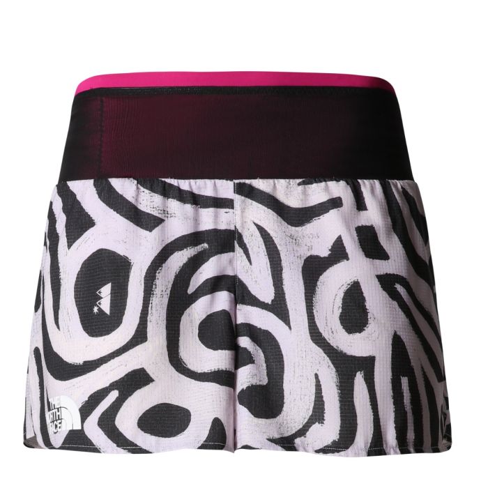 The North Face Dame Shorts Printed Flight Stridelight 4 Inch Shorts Hvid