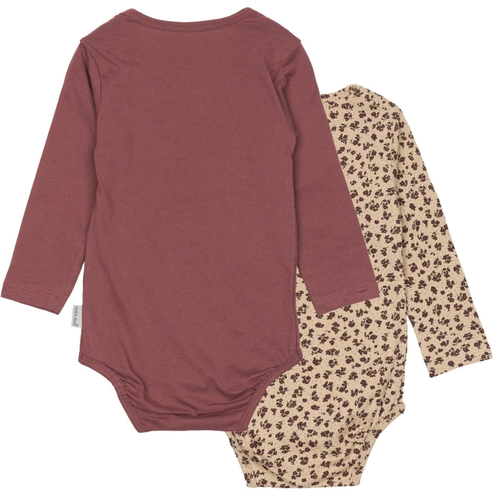 Køb Mikk-Line Rose Brown 2-Pak LS Body