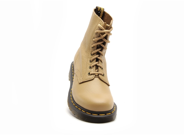 Dr martens boots bottine plates femme pascal virginia beige
