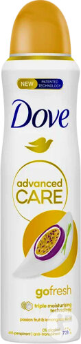 Dove Advanced Care Go Fresh Passion Fruit & Lemongrass 72h Spray 150ml
