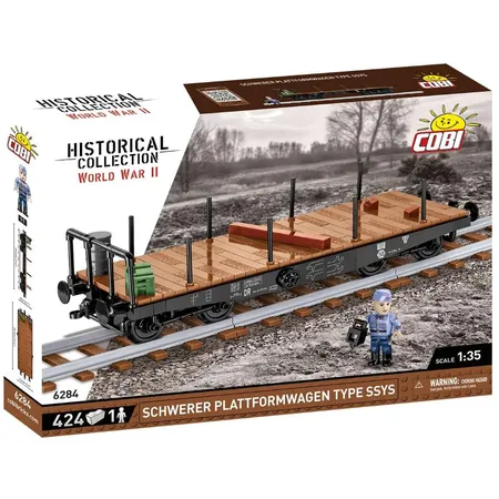 Cobi 6284 Historical Collection - Schwerer Plattformwagen Type SSYS