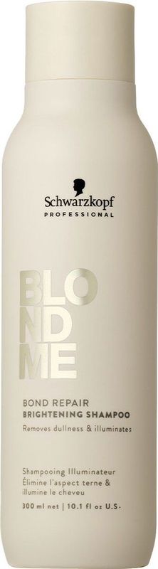 Schwarzkopf - BLONDME Bond Repair - Shampoo - 300 ml - Amandelolie