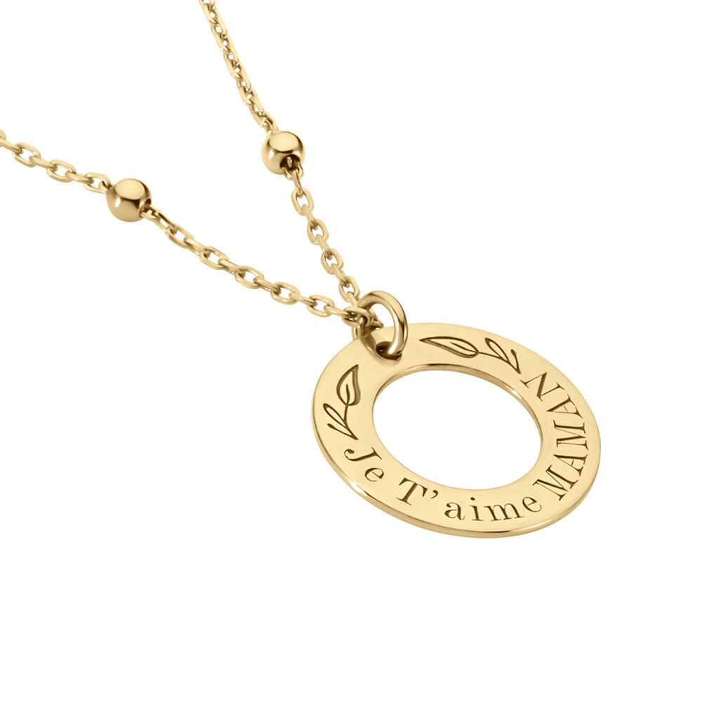 Collier Savas Plaqué Or Jaune
