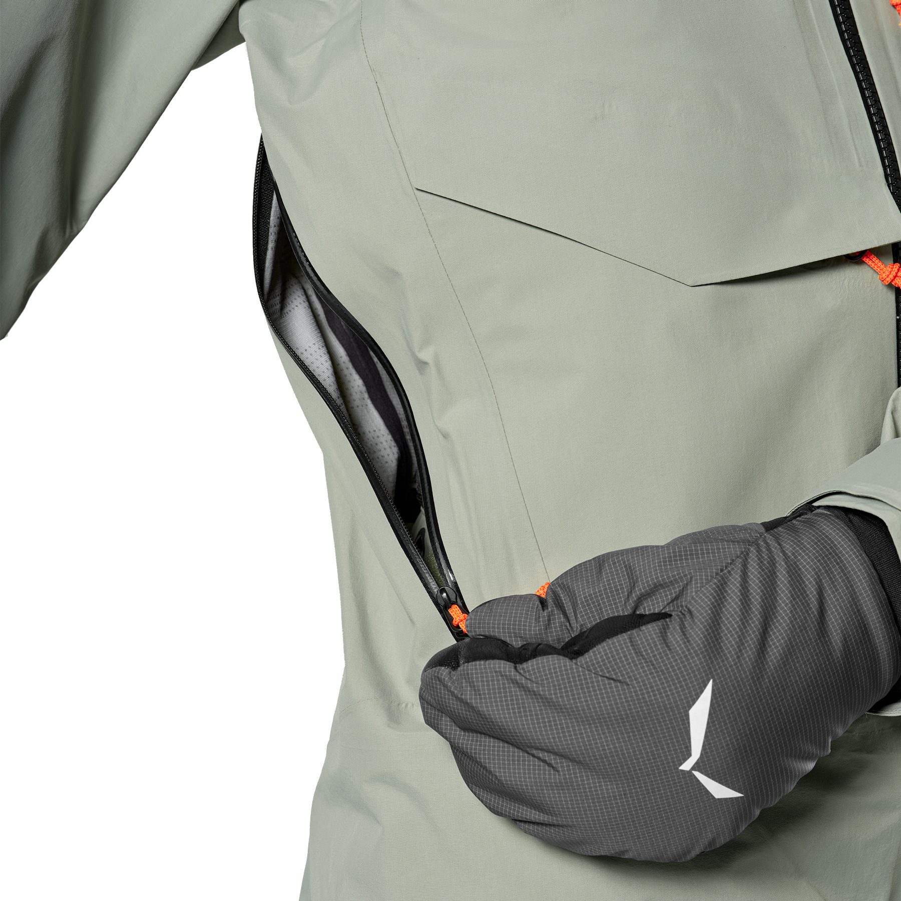 SALEWA Sella Free 3L Powertex Hardshelljacke Damen shadow