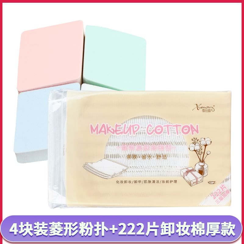 Beauty Artisan - Make-up spons / wattenschijfje / gezichtshanddoek / set