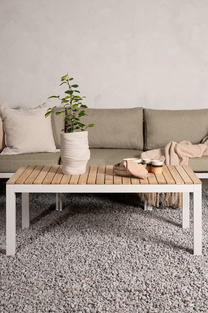 Salontafel tuin Milena aluminium Beige