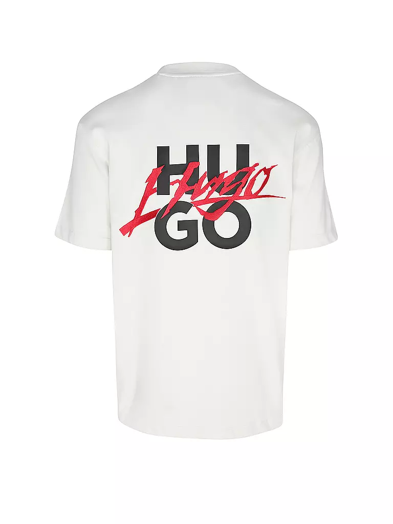 HUGO T-Shirt DLOGOTEE weiss