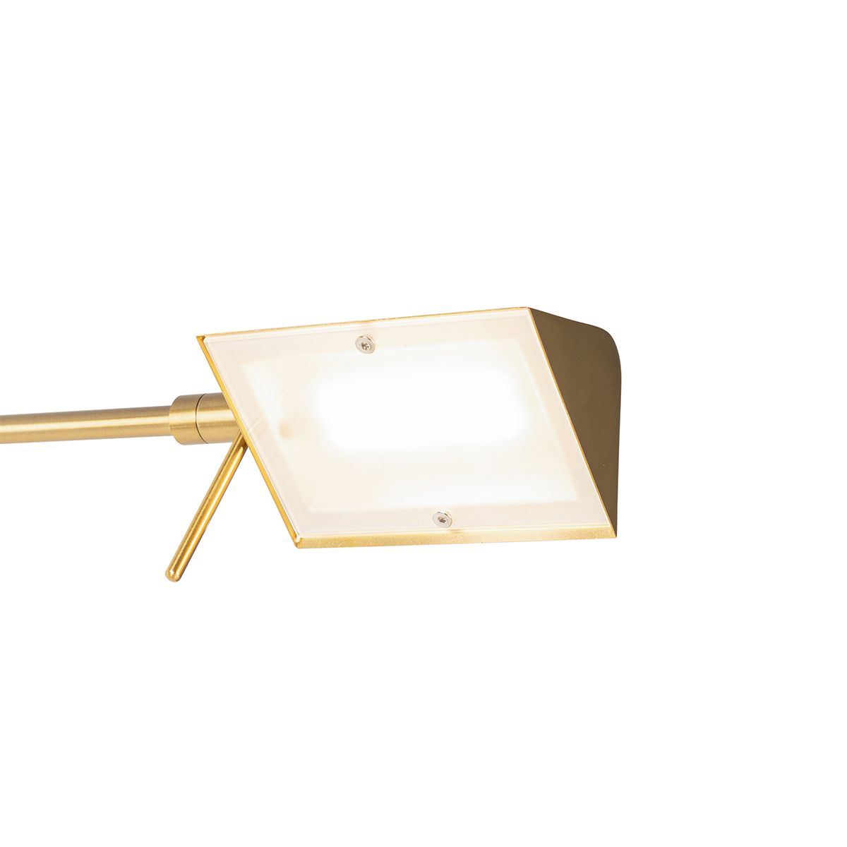 Design wandlamp messing incl. LED dimbaar - Notia