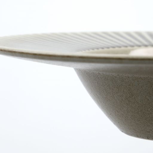 House Doctor Pleat Pastatallerken, Grey/Brown, Ø26 cm