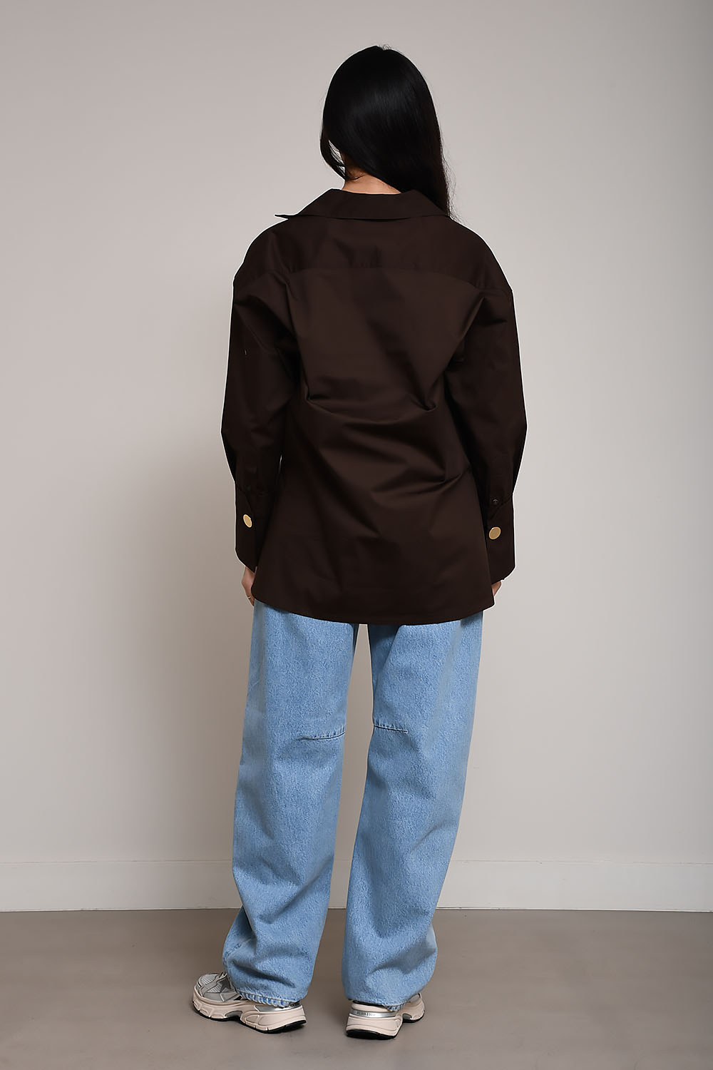 Jodie popeline tunic style shirt