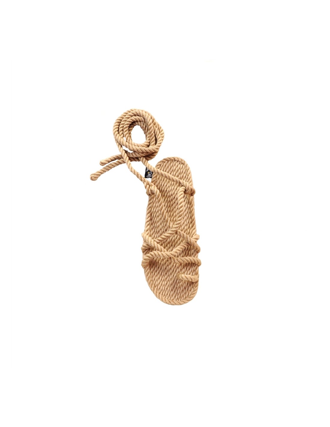 nomadic sandales femme isla beige en corde