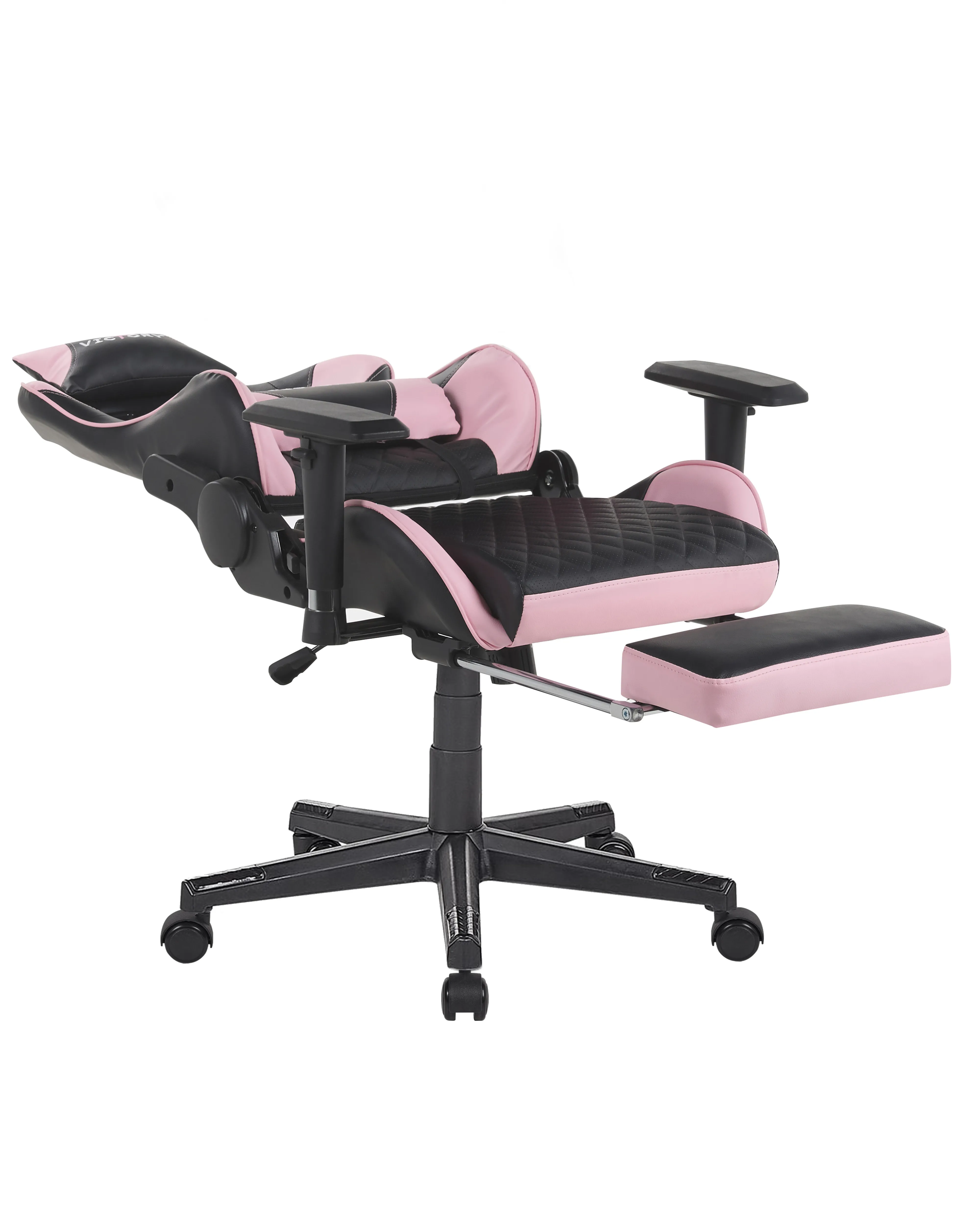 Gamestoel VICTORY Kunstleer Roze
