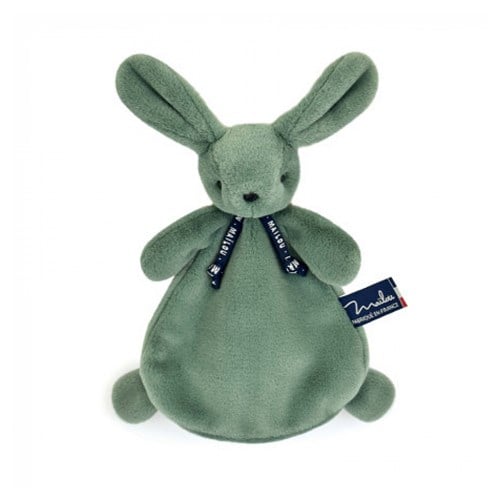 Dorlotin doudou lapin vert fougere