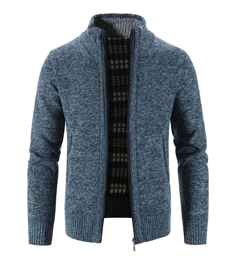 YIKES - Effen cardigan met opstaande kraag en rits