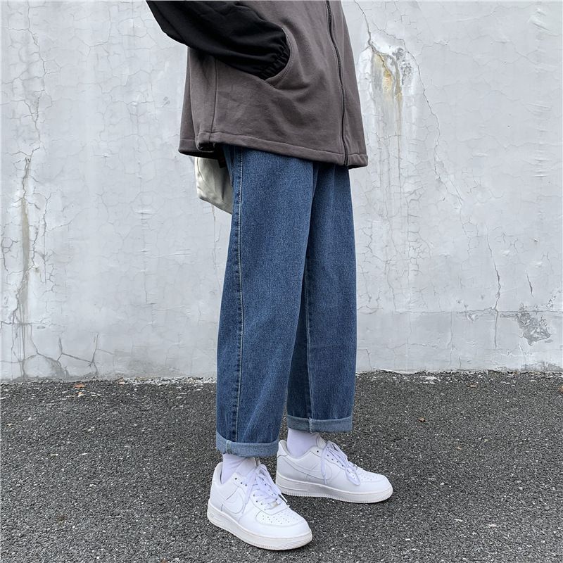 jaywoon - Cropped Straight Leg Jeans