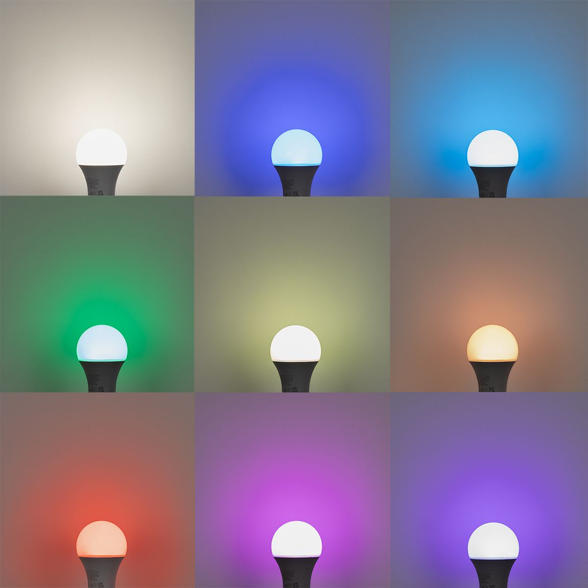 Smart E27 LED lamp A60 mat RGBW 8,5W 806 lm 2700-6500K