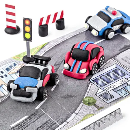 STAEDTLER® FIMO® kids Modelliermasse form&play “Police Race”