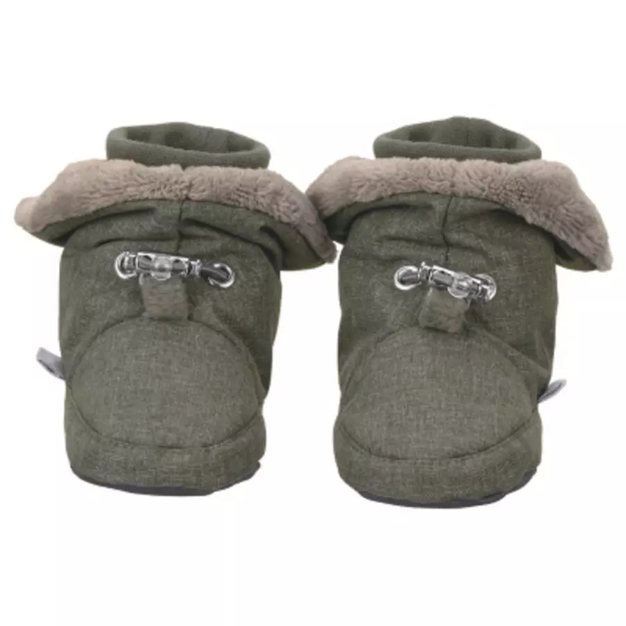 Sterntaler Babyschuh grün melange