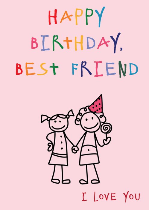 Anoela Cards | Verjaardagskaart | best friend