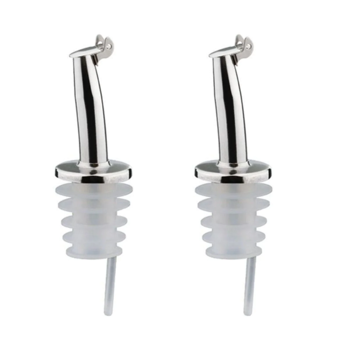 2 bouchons verseurs à clapet en inox et silicone Chevalier diffusion