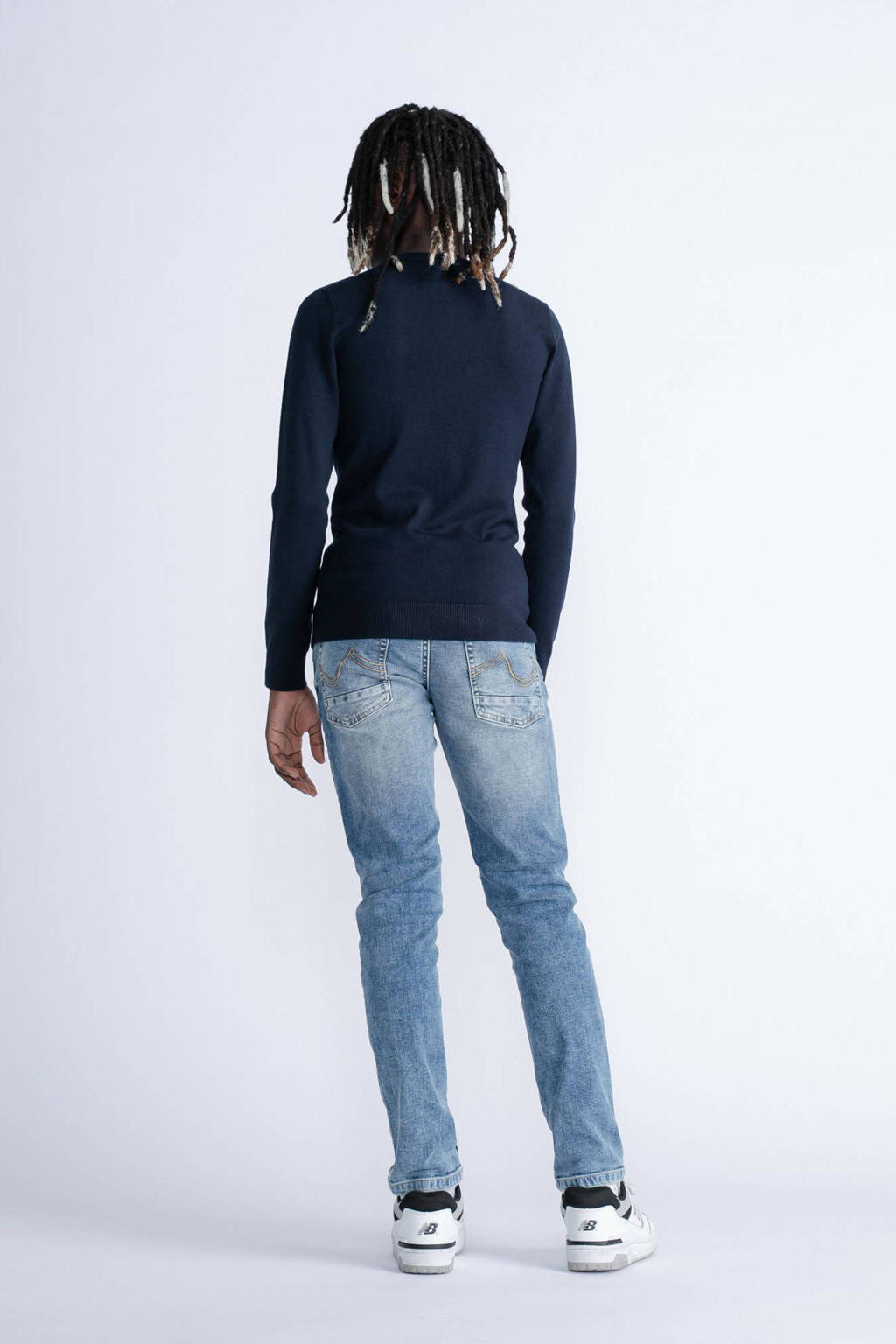 trui donkerblauw