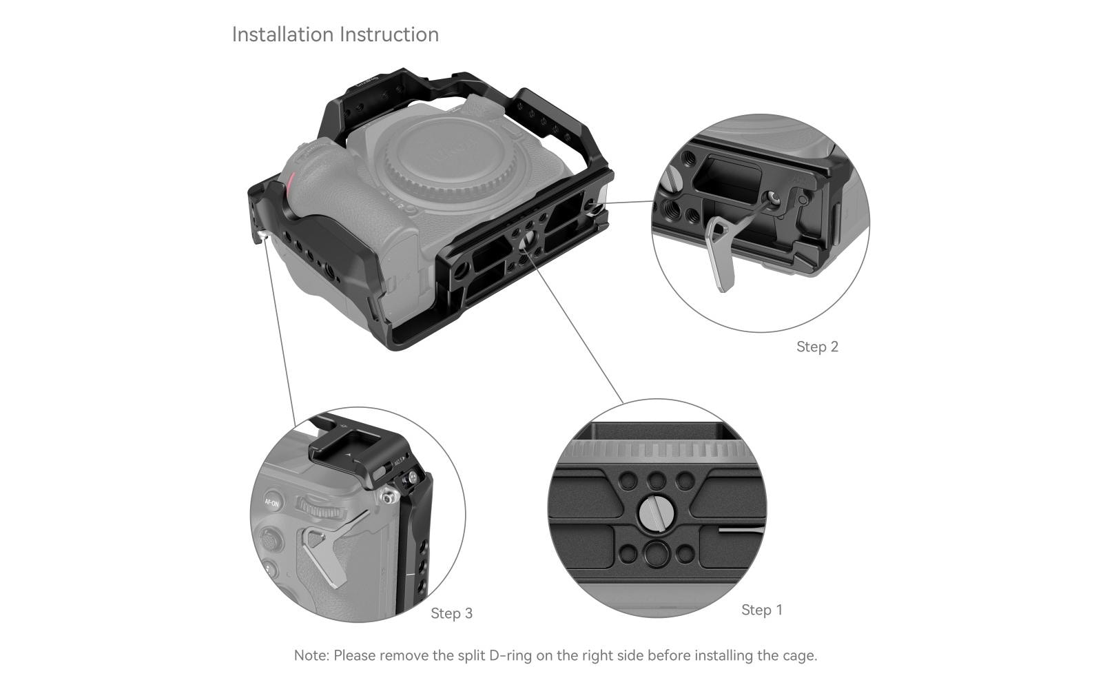 Cage Nikon Z 8Kamerakäfig zum Schutz der Kamera und zur Befestigung von Zubehör