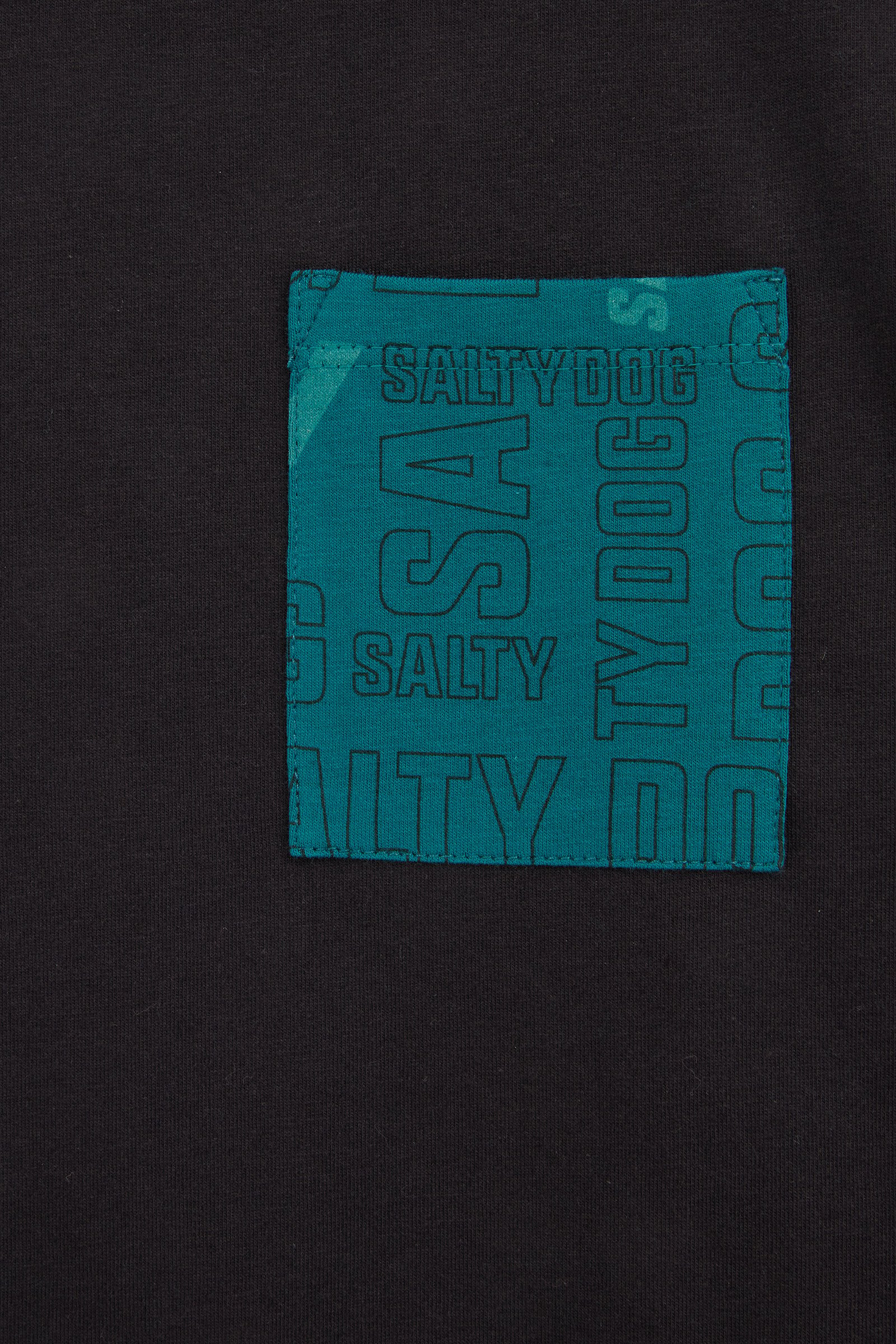 Jongens pyjamaset met dessin Salty Dog Zwart